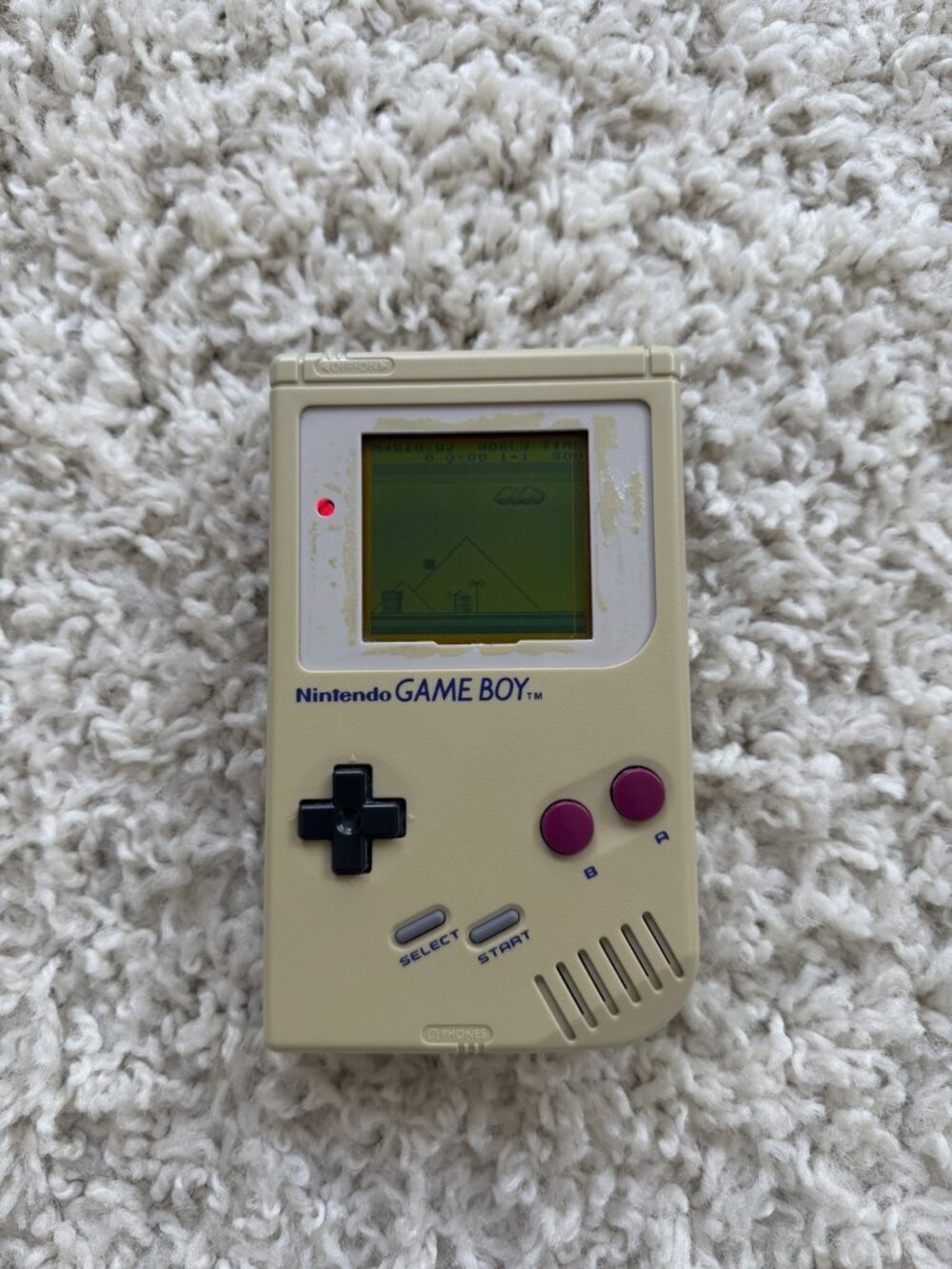 Original Nintendo Game Boy DMG-01 Bundle + 3 Games & 4-Player Adapter